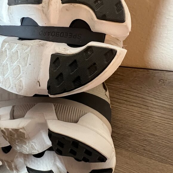 Nearly New ON Running Shoes Cloudswift Men's 10.5 Pearl White Gray - Picture 5 of 12